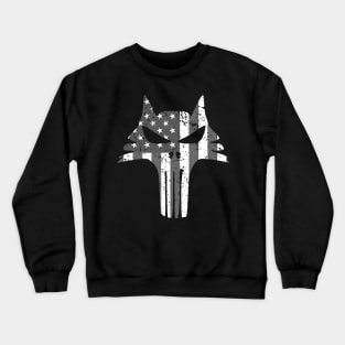 German Shepherd GSD Patriotic K9 (distressed) Crewneck Sweatshirt